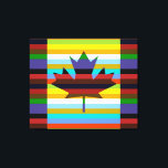 Impressão Em Tela Canadá Maple Leaf Pop Art<br><div class="desc">Canada Maple Leaf Pop Art. Design está disponível em outros produtos.</div>