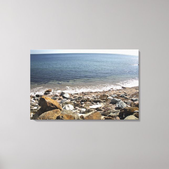 Impressão Em Tela Canadá, Quebec. VIA Rail Canada comboio O (Frente)