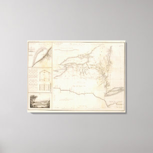 Impressão Em Tela Canal de Erie