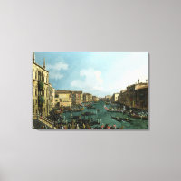 Canal Grande de Veneza Canaletto Pintura a Óleo 16