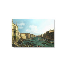 Canal Grande de Veneza Canaletto Pintura a Óleo 16