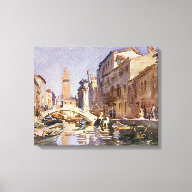 Impressão Em Tela Canal veneziano (Frente)