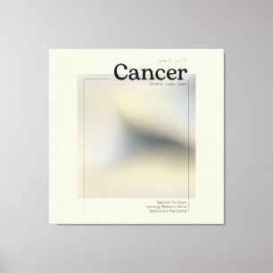Impressão Em Tela Cancer Lienzo Póster Zodíaco
