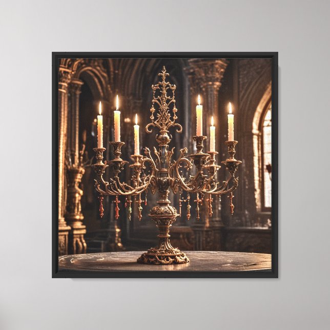 Impressão em tela (Candelabro) (Frente)