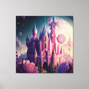 Impressão Em Tela Candy Castle One