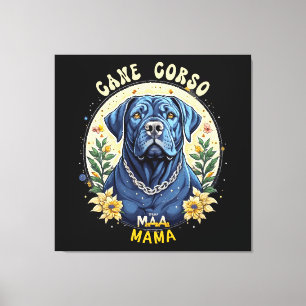 Impressão Em Tela Cane Corso Mamãe