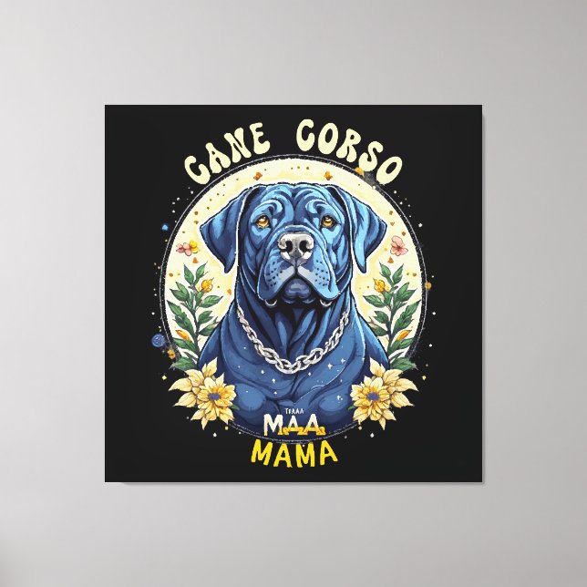 Impressão Em Tela Cane Corso Mamãe (Frente)