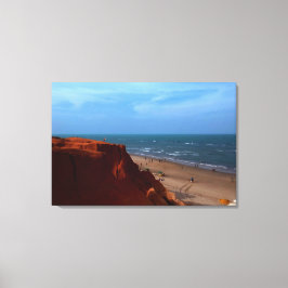 Impressão Em Tela Canoa Quebrada - falésia