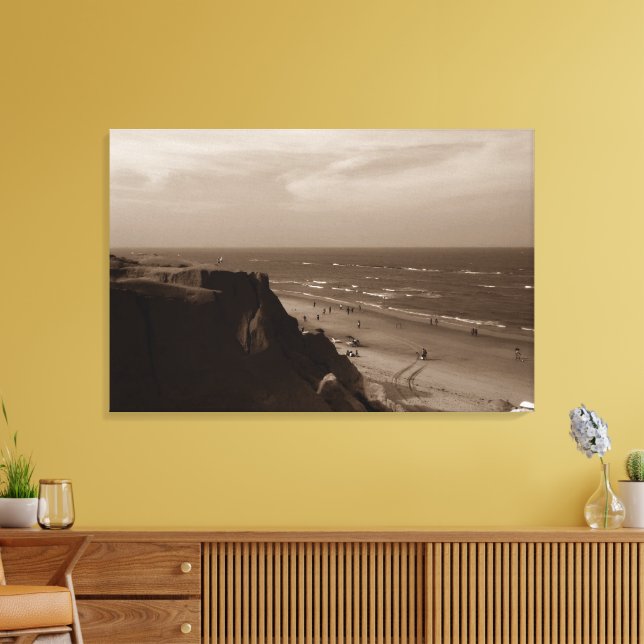 Impressão Em Tela Canoa Quebrada - falésia1 (Insitu(Sala de estar))