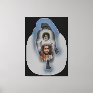 Impressão Em Tela Canon Legendas Sai Baba