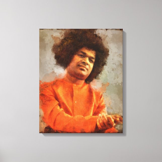 Impressão Em Tela Canon Legends Sathya Sai Baba - (Frente)