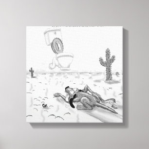 Impressão em Tela Canvas Rick London Funny Dog Mir