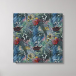 Impressão Em Tela Canvastavla Sarah Rubellite