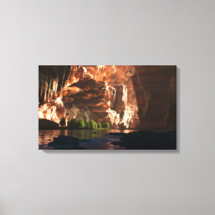 Impressão Em Tela Canyon Pintado