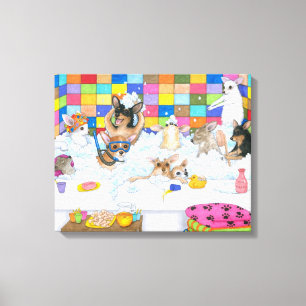 Impressão Em Tela Cão 121 Chihuahua