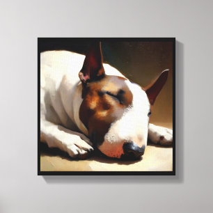 Impressão Em Tela Cão Bull Terrier