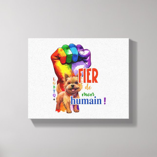 Impressão Em Tela cão Norwich Terrier (Frente)