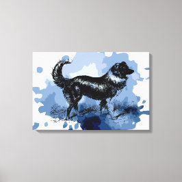 Impressão Em Tela Cão Ovino