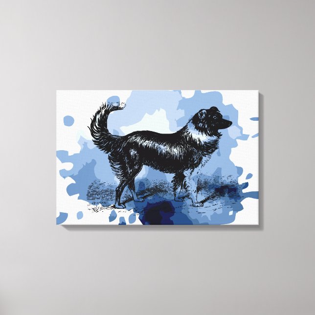 Impressão Em Tela Cão Ovino (Frente)