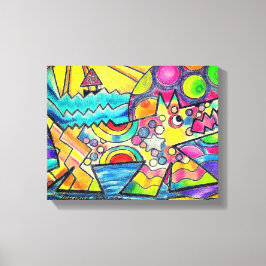 Impressão Em Tela Cão Sol nº 2