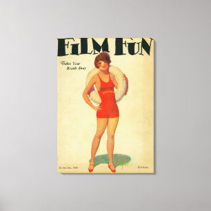 Impressão Em Tela Capa de revista 2 do divertimento do filme