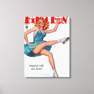 Impressão Em Tela Capa de revista 5 do divertimento do filme