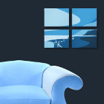 Impressão Em Tela Capa na moda francês-azul Abstrato digital<br><div class="desc">A tela de tela digital de paisagem azul-na moda em francês faz parte da coleção Quad & Set of Four Wall Art and Travesseiros decorativos. 🎨 Editar a cor de preenchimento 📧 pesquisar sobre um design personalizado beatecisse@kbmd3signs.com 🌐 Visite para obter dicas e ideias sobre cor, paletas de cores, conselhos...</div>