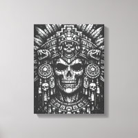 Capacete de Caveira Asteca por BurnsInHell