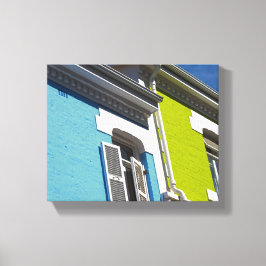 Impressão Em Tela Cape Town Bo-Kaap África do Sul SA Arquitetura