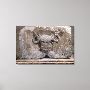 Impressão Em Tela Capital da coluna de Nautes que descreve Cernunnos