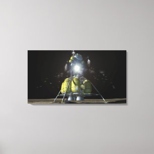Impressão Em Tela Capitulação do artista de uma nave espacial nova