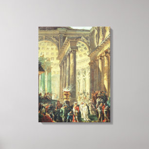 Impressão Em Tela Capricho T28517 de um templo romano com Alexander