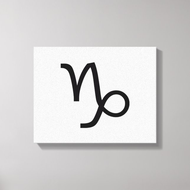 Impressão Em Tela Capricórnio (Frente)