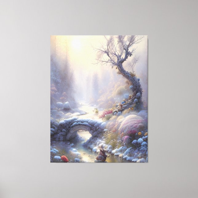 Impressão Em Tela Captivando a Arte Paisagista da Terra Maravilha de (Frente)