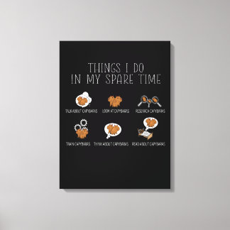 Impressão Em Tela Capybara Lover Art Kids Funny Capybara