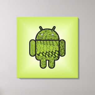 Impressão Em Tela Caráter de porta de Paisley para Android™