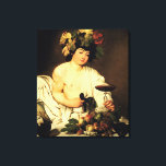Impressão Em Tela Caravaggio Bacchus<br><div class="desc">Embalagem de canvas Caravaggio Bacchus. Pintura a óleo na canvas de 1595. Bacchus é uma das pinturas mais famosas do artista italiano Caravaggio. O trabalho apresenta um jovem vestido de deus clássico Baco com folhas e uvas no cabelo e uma tigela de fruta sentada diante dele. A pintura contém famosamente...</div>