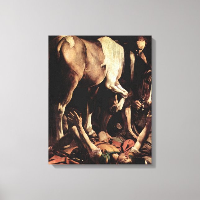 Impressão Em Tela Caravaggio - Conversão de Saul (Frente)