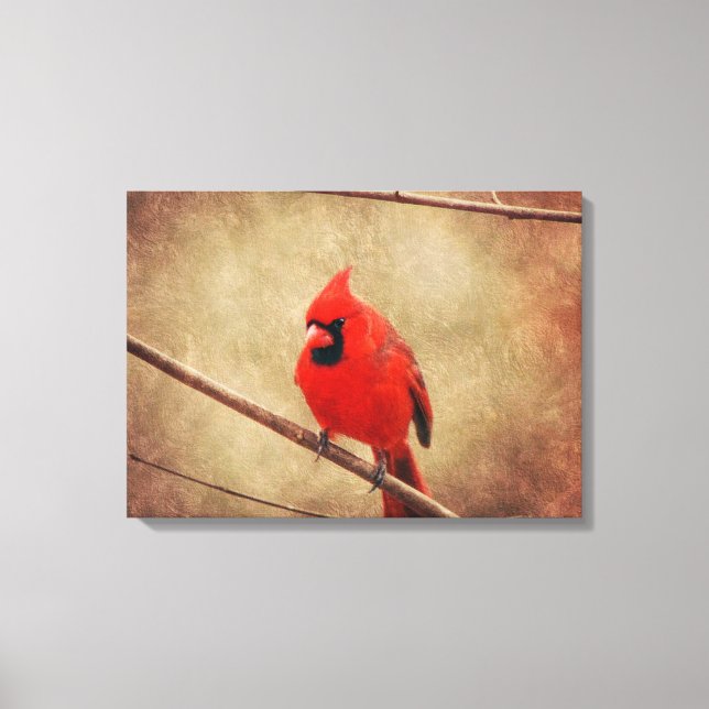 Impressão Em Tela Cardinal (Frente)