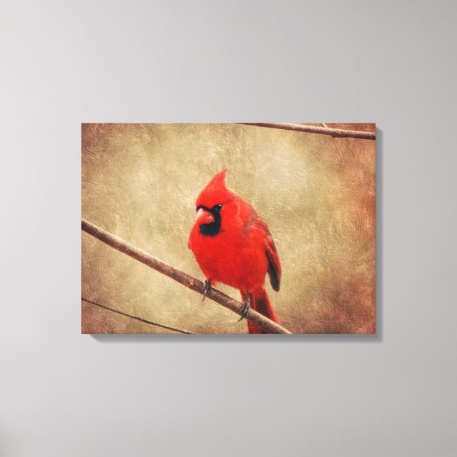 Impressão Em Tela Cardinal (Frente)