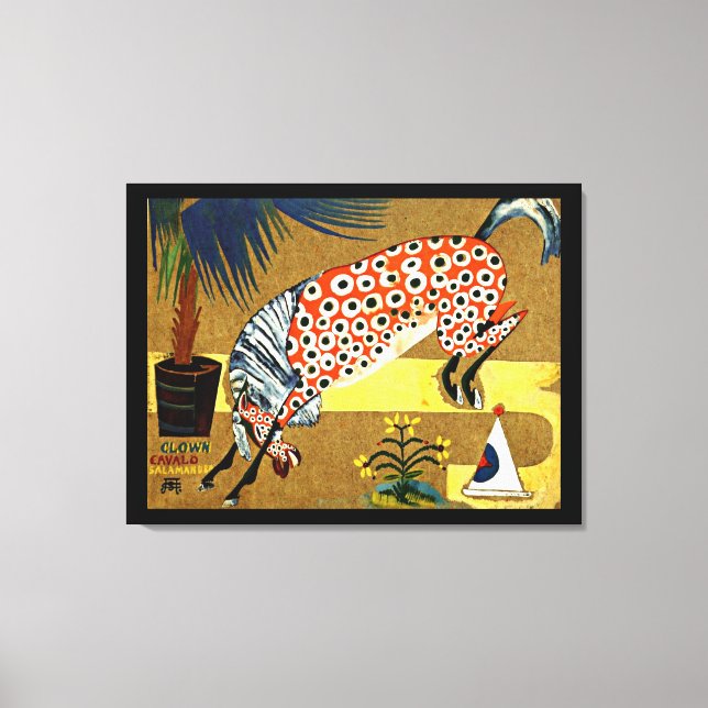 Impressão Em Tela Cardoso - Cavalo-Palhaço Salamandra (Frente)