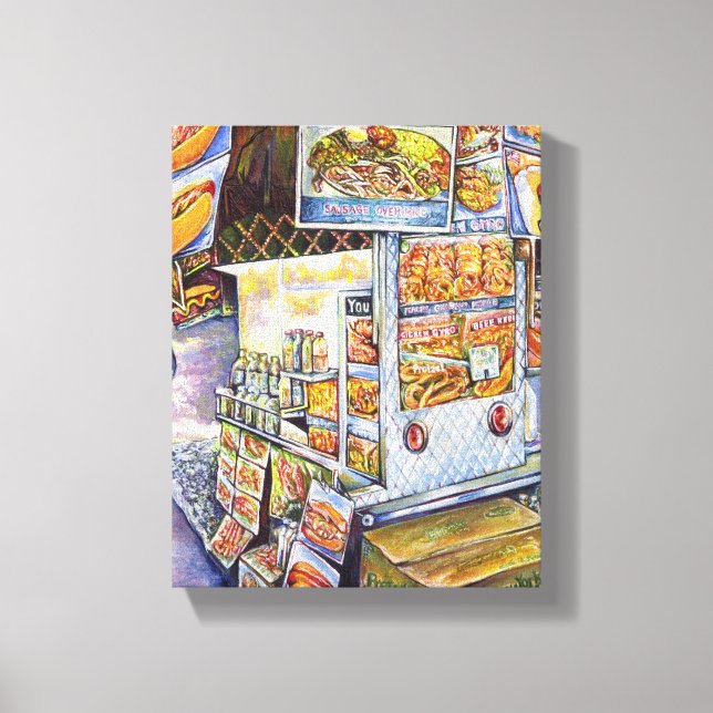 Impressão Em Tela Carga de trabalho artística extraordinária (Frente)