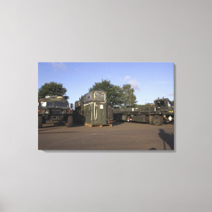 Impressão Em Tela Carga que está sendo preparada