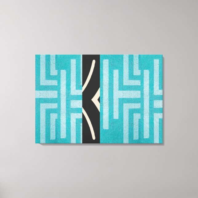 Impressão Em Tela Caribe africano de luxo sofisticado (Frente)