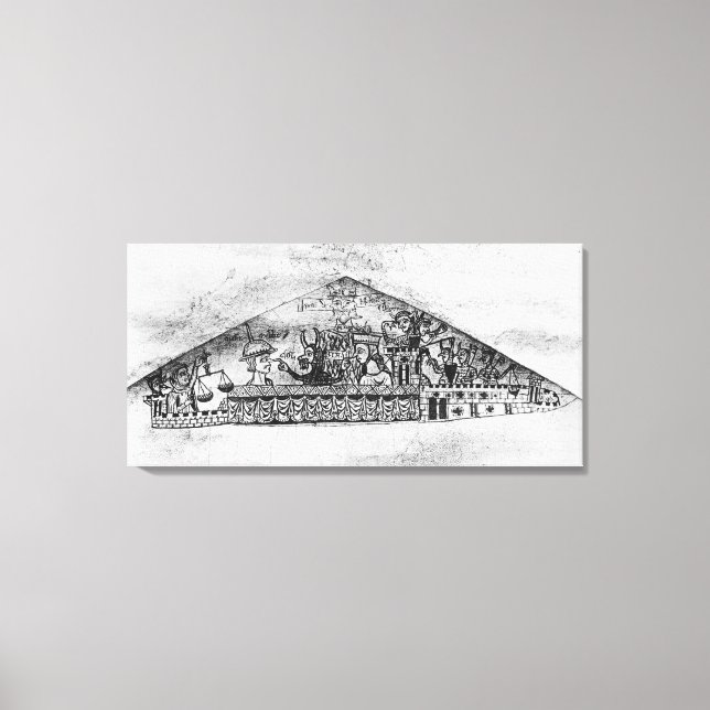 Impressão Em Tela Caricatura de judeus ingleses, de Haggadah (Frente)