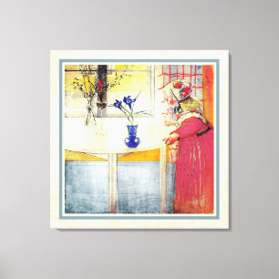 Impressão Em Tela Carl Larsson Lilianna e o açafrão