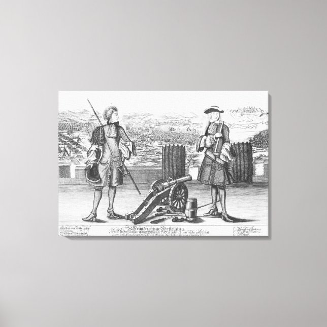 Impressão Em Tela Carlos V, Duque da Lorena e Bar, com (Frente)