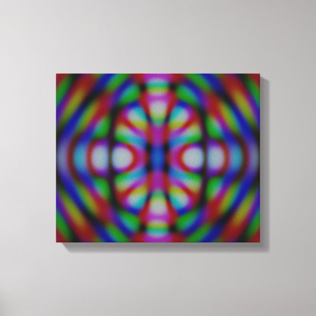 Impressão Em Tela Carnivale Abstrato (Frente)