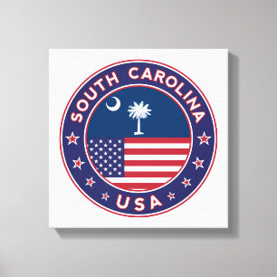 Impressão Em Tela Carolina do Sul, Estados Unidos, poster da Carolin