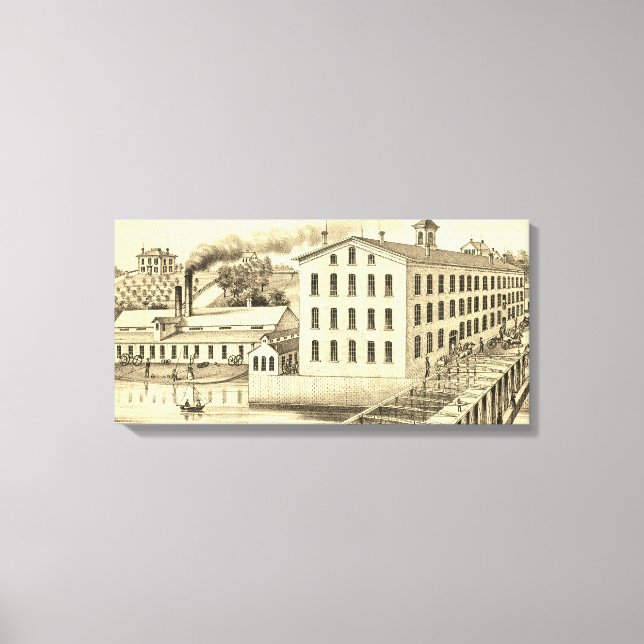 Impressão Em Tela Carpentersville Illinois Illinois Iron e Bolt Co (Frente)